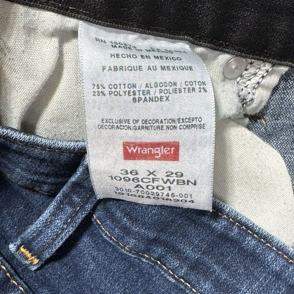 Lot of 4 Wrangler Jeans Men's 36x29 Regular & Relaxed Fit Straight Leg - Picture 5 of 16